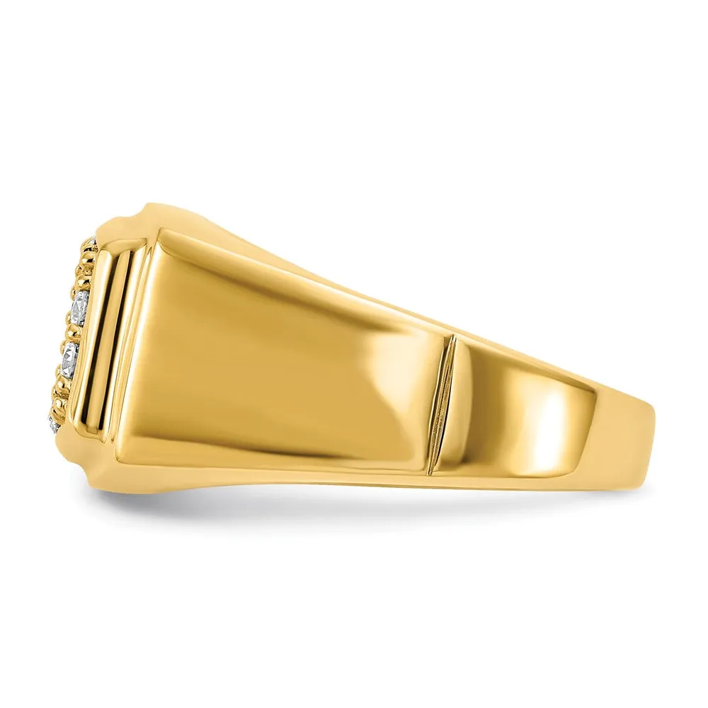 10k Gold Lab Grown Diamond Wedding Band Ring 1Ct Clarity- VS Color- G-H