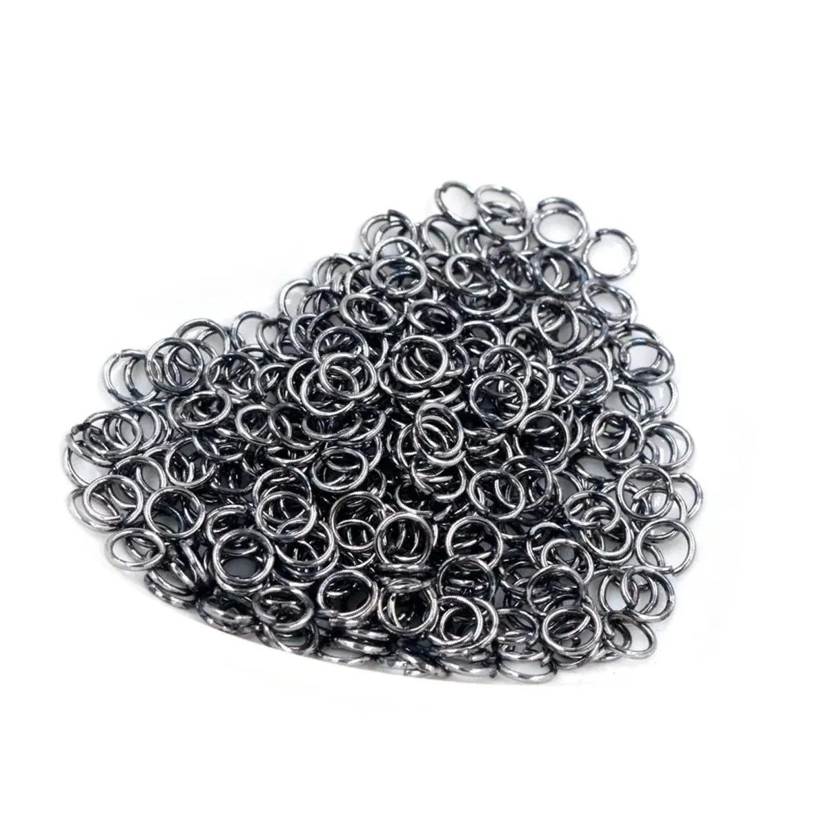 10pcs Jewellery Open Jump Rings 8mm-12mm Single Loop KC Gold Rhodium Light Silver Gold Key Rings Small Keyring