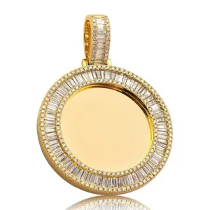 14K 5.50CTW DIAMOND MEMORY PENDANT