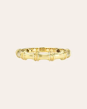 14K Gold Bamboo Ring
