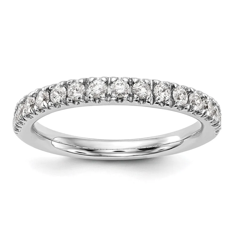 14k Gold Lab Grown Diamond Wedding Band Ring 1/2Ct Clarity- VS Color- D-E