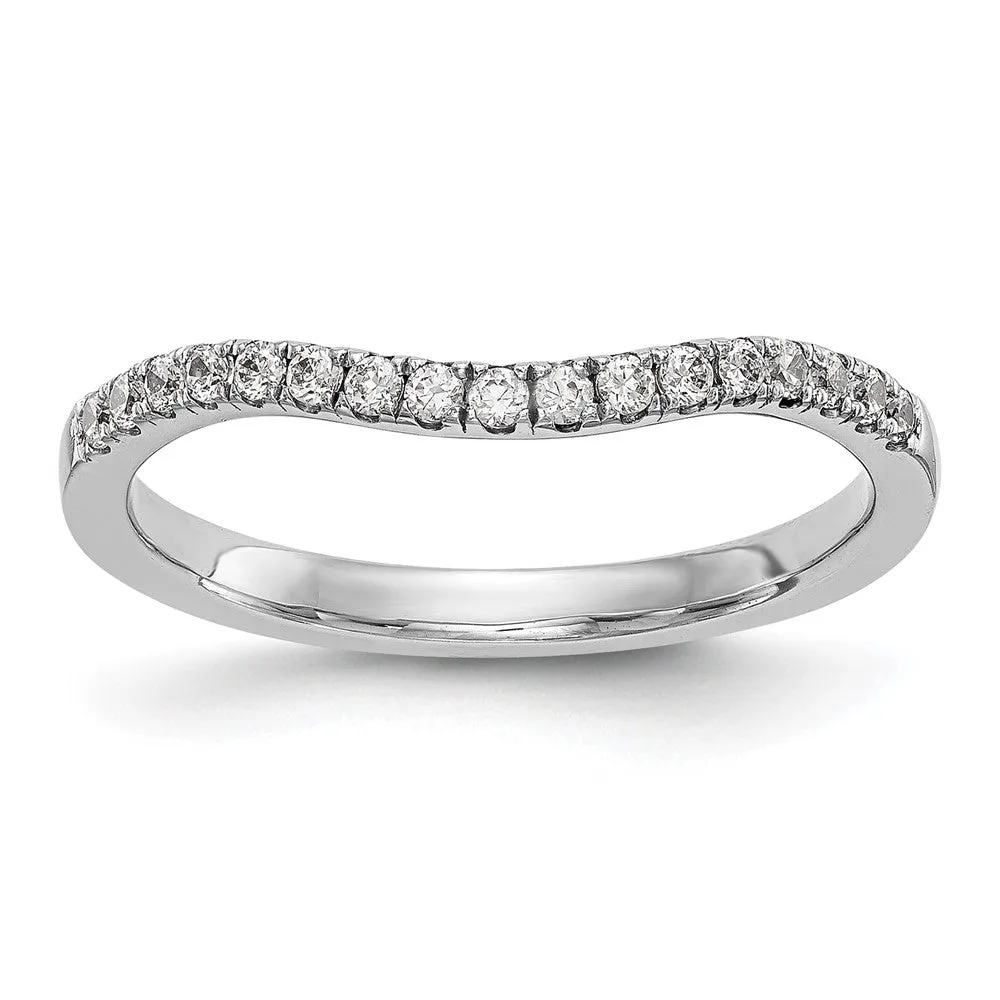 14k Gold Lab Grown Diamond Wedding Band Ring 1/5Ct Clarity- VS Color- G-H