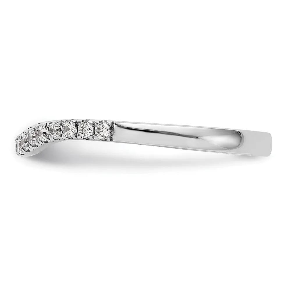 14k Gold Lab Grown Diamond Wedding Band Ring 1/5Ct Clarity- VS Color- G-H