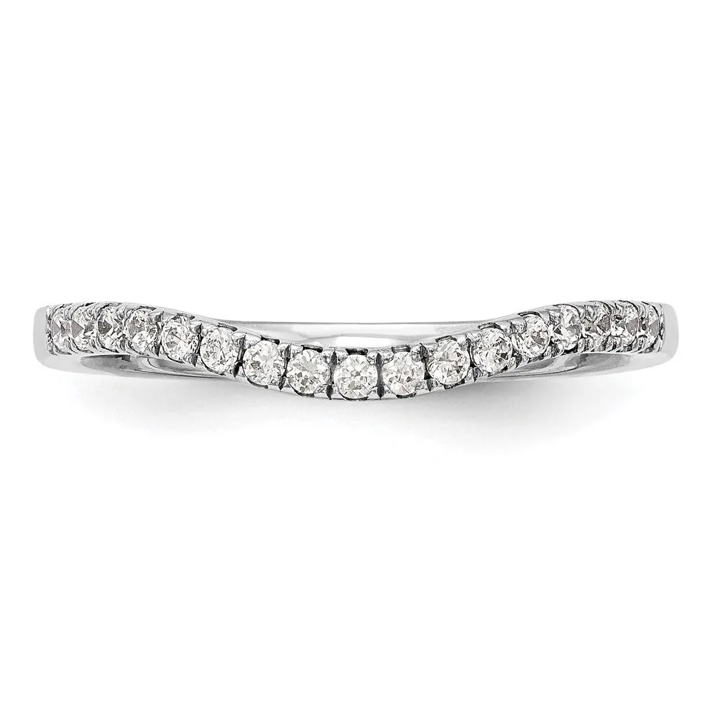 14k Gold Lab Grown Diamond Wedding Band Ring 1/5Ct Clarity- VS Color- G-H