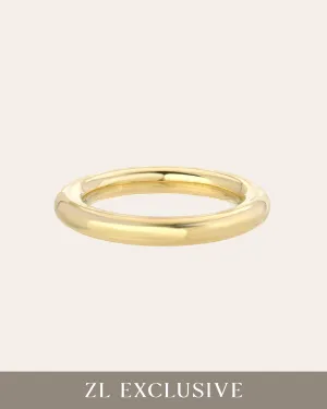 14k Gold Large Band