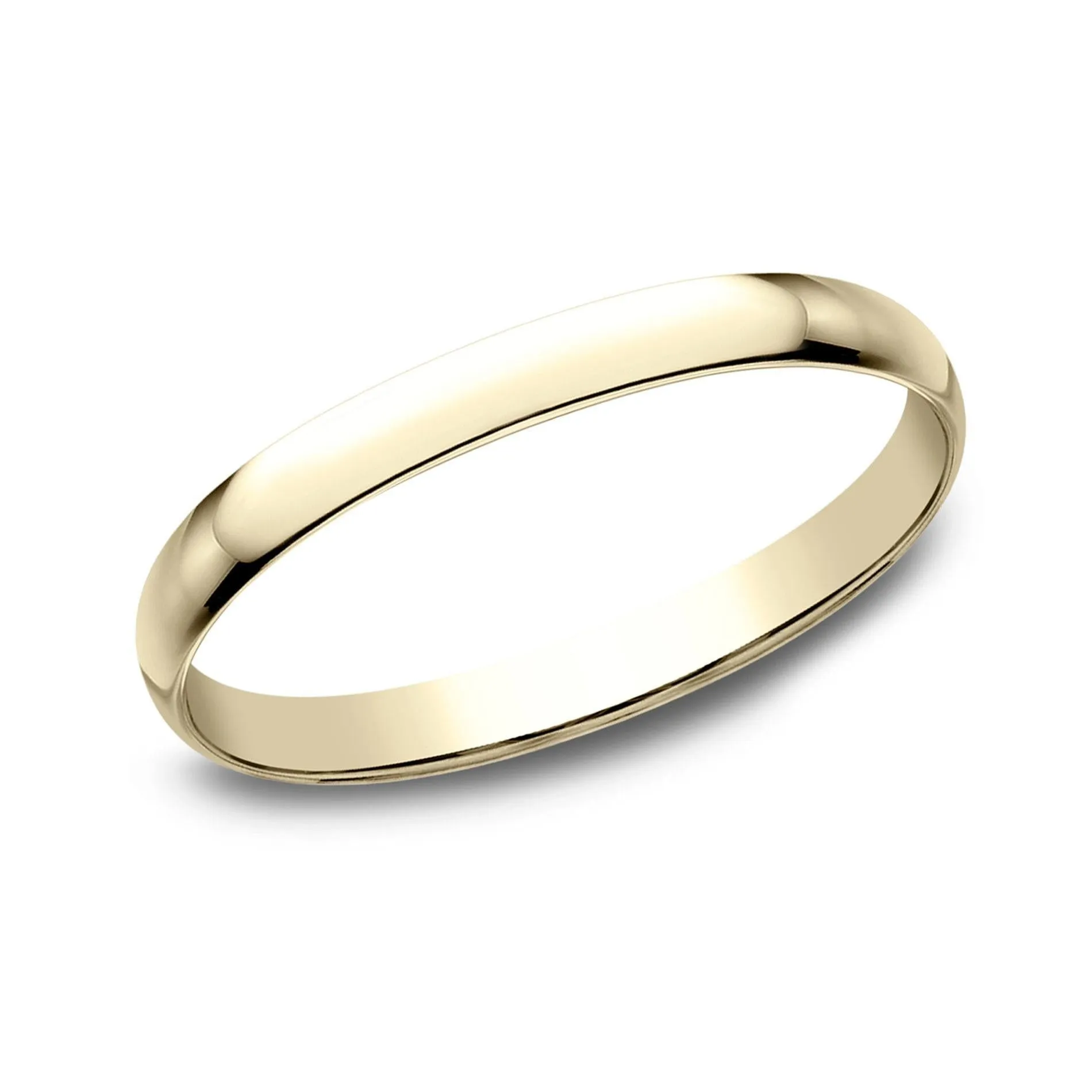 14k Yellow Gold 1.2mm Wedding Band - Size 6