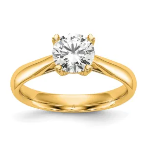 14k Yellow Gold Lab Grown Diamond Wedding Band Ring 1/2Ct Clarity- VS Color- D-E