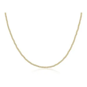 15" Choker Classic Gold 2.5mm Bead