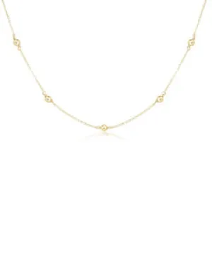 15" Choker Simplicity Chain Gold - Classic 4mm Gold