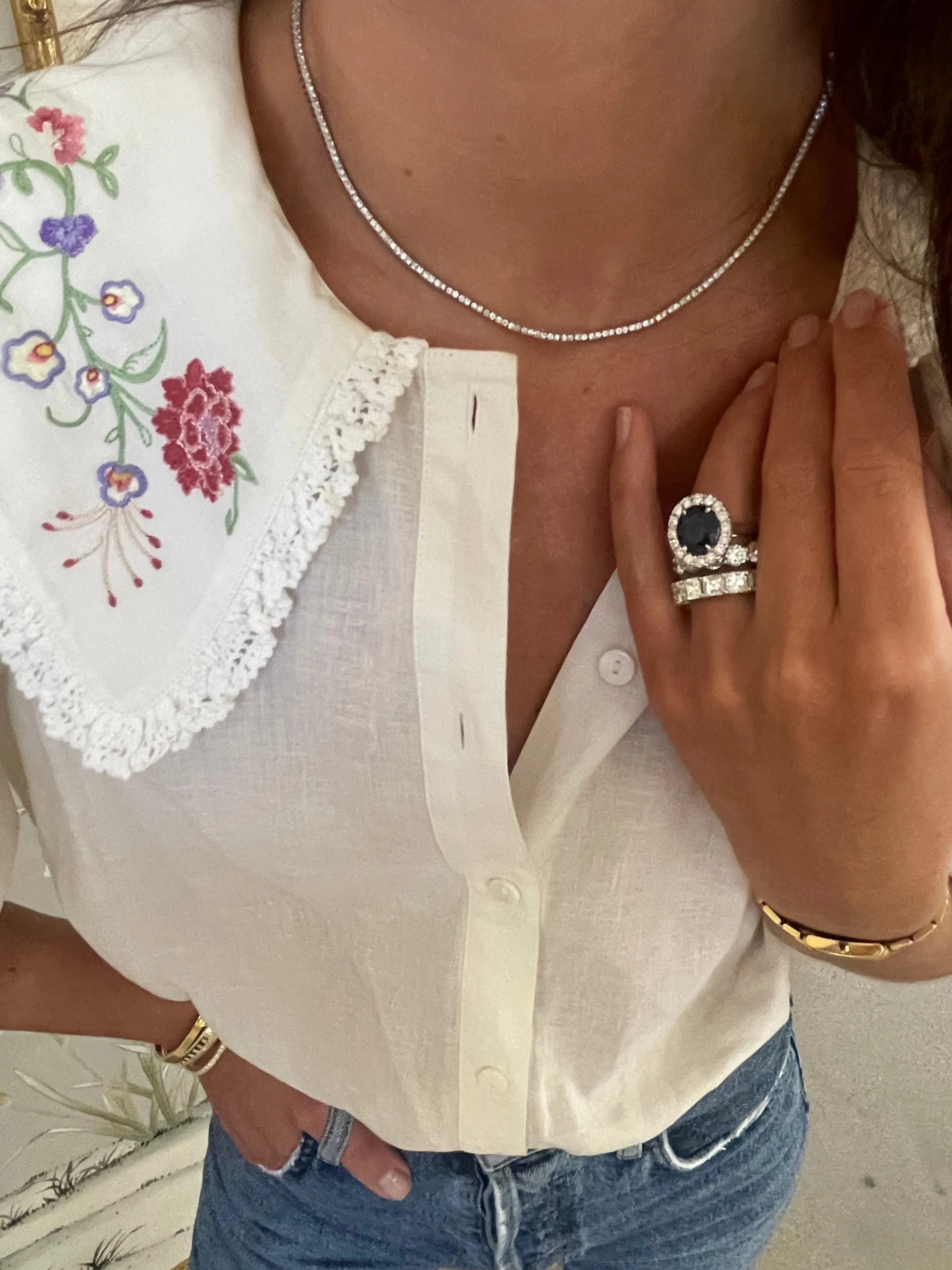 16" Classic Tennis Necklace