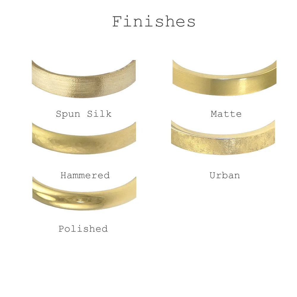 18ct Gold 2mm Comfort Fit Court Wedding Ring