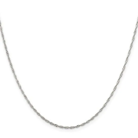 24inch Singapore Chain Sterling Silver