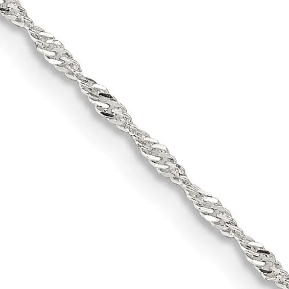 24inch Singapore Chain Sterling Silver