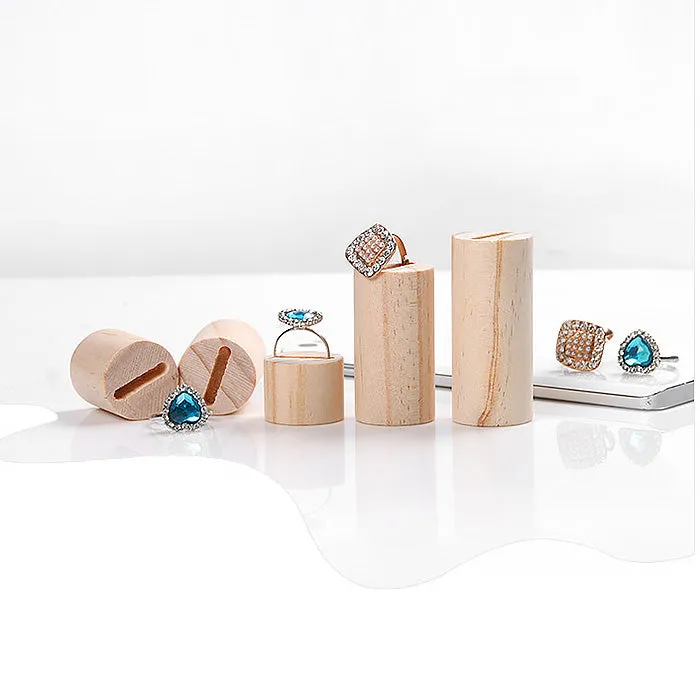 5 Piece Tiered Jewelry Display Ring Stands