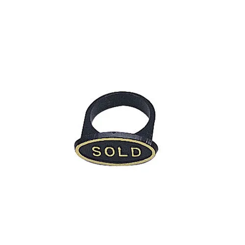 50 Pack of Sold Ring Tag Insert Plugs for Jewelry Trays