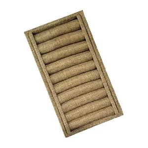 7 3/4" x 4" Burlap Ring or Earring Display