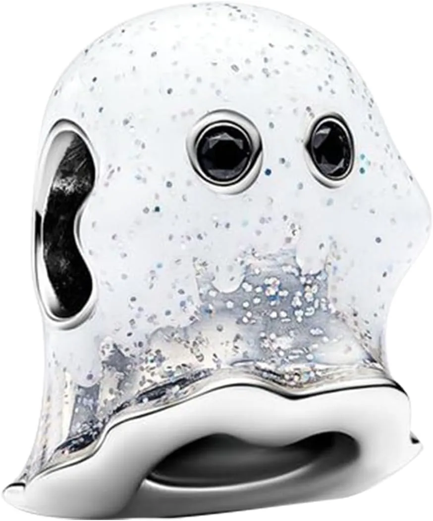 925 Sterling Silver Charms for Bracelets, Deer Snowflake Reindeer Santa Hat 2024 Christmas Tree Skull Bead Pendant Winter Halloween Christmas Jewelry Gifts for Women Friends