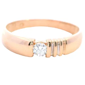 A Testament to Timeless Elegance - Exquisite 22ct Yellow Gold Diamond Ring