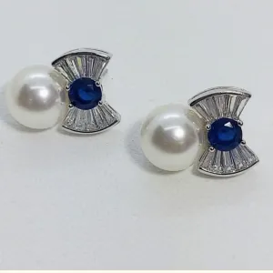 ADYA- BLUE MINIMALIST STUDS