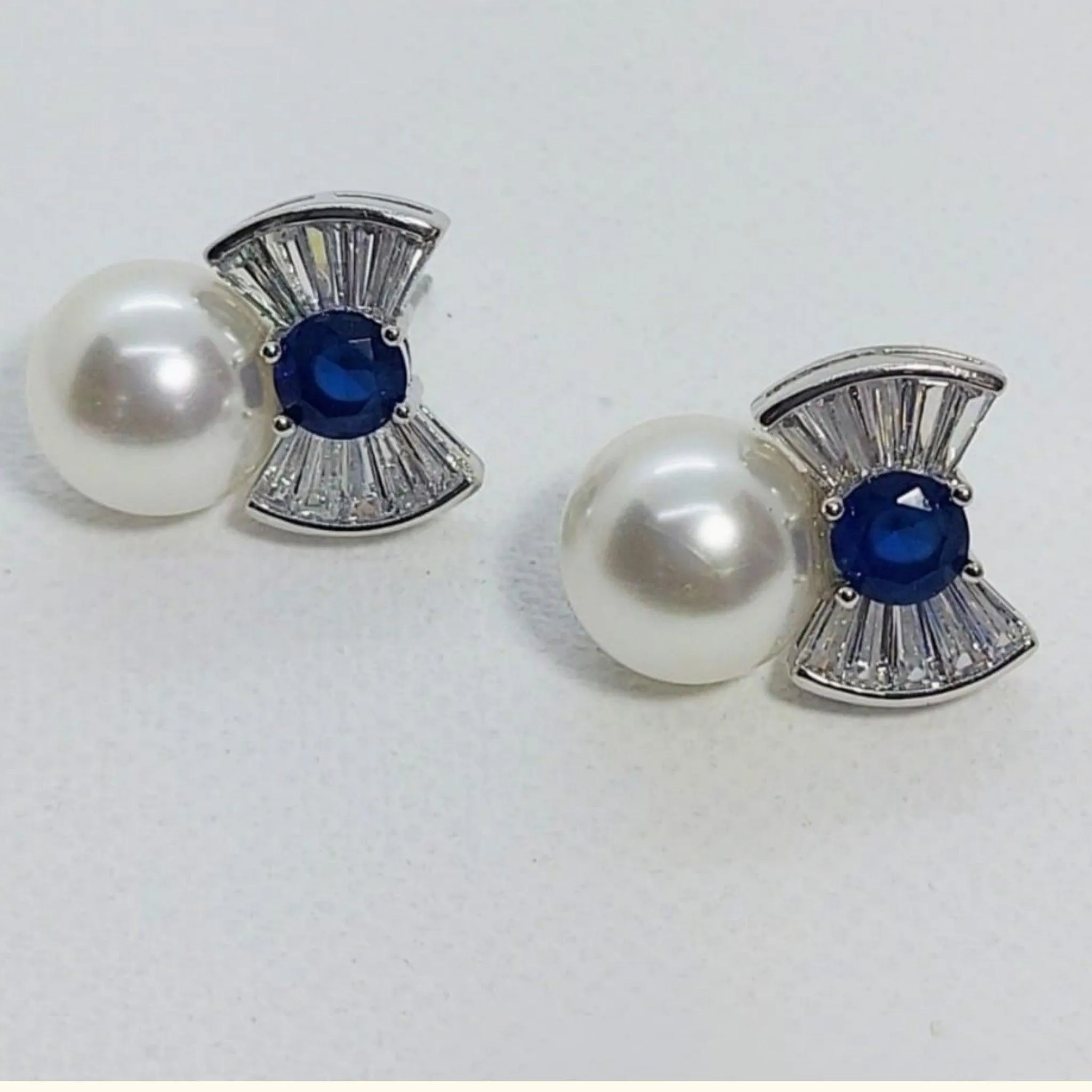 ADYA- BLUE MINIMALIST STUDS