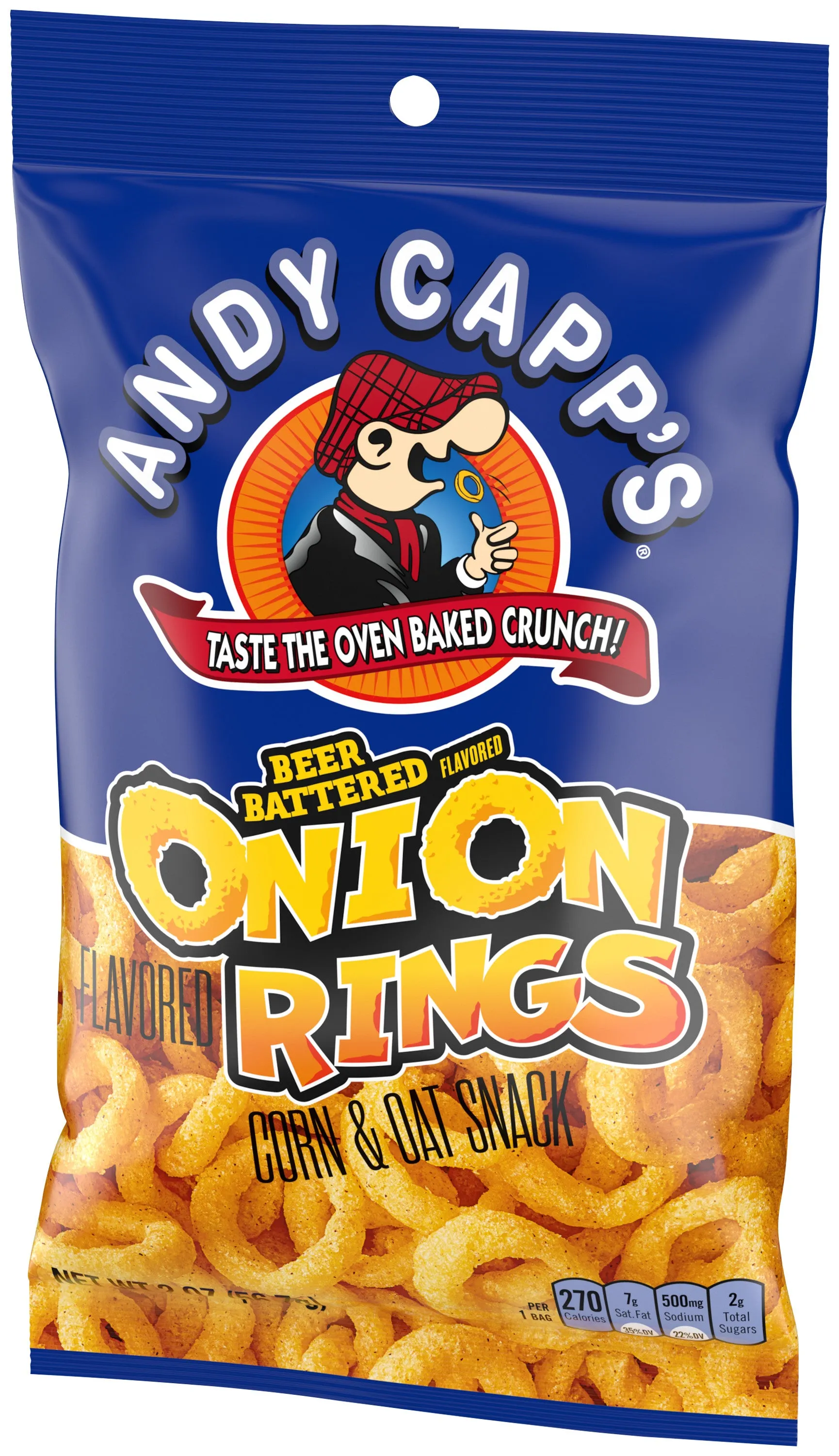 Andy Capp Beer Battered Onion Rings Baked-2 oz.-12/Case