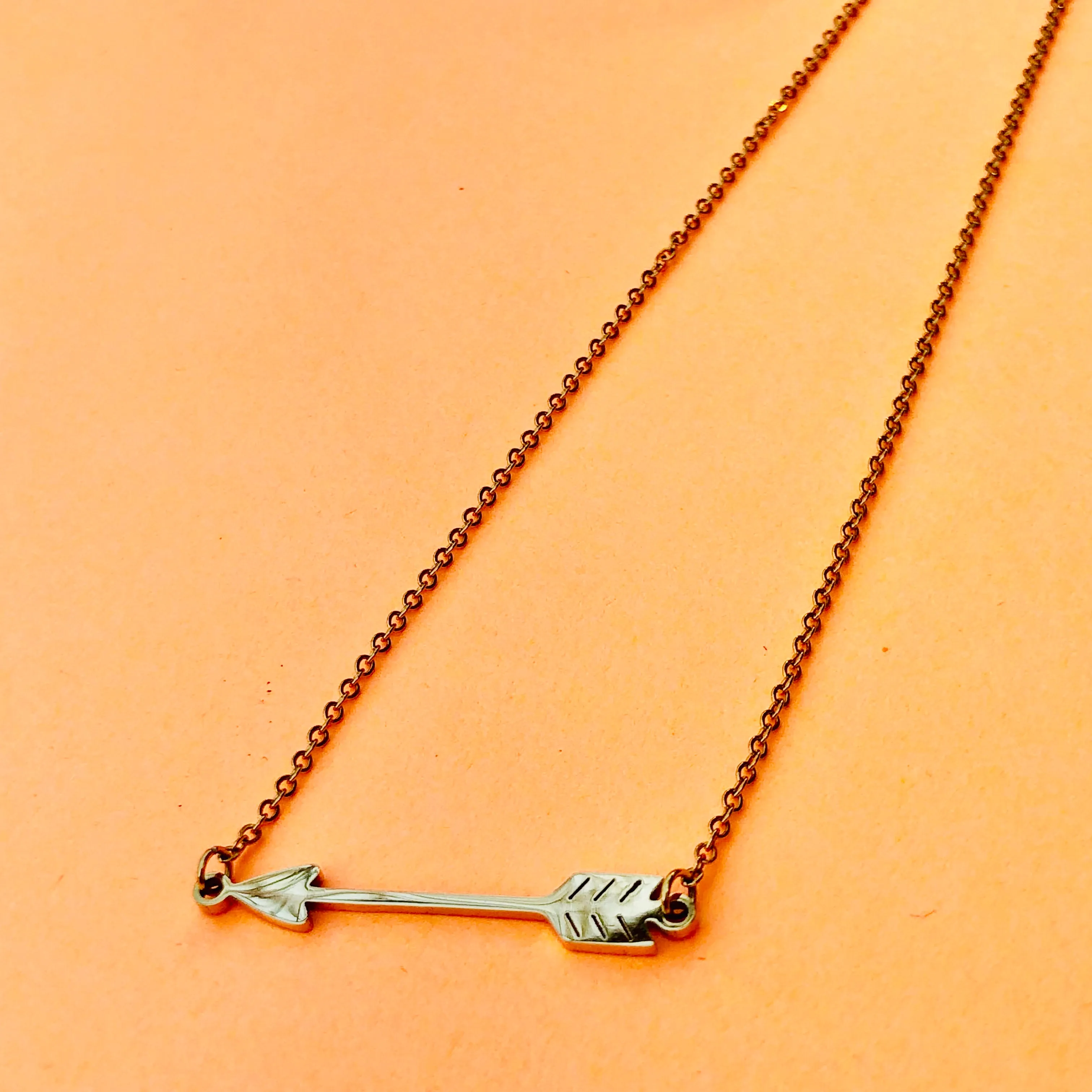 Arrow pendant necklace