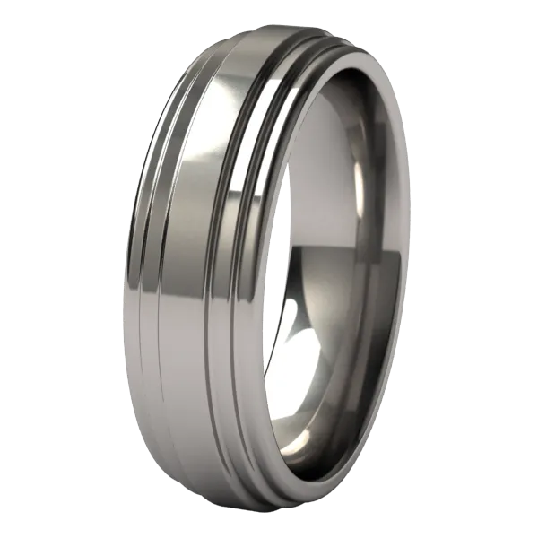 Aztec | Mens Titanium Ring
