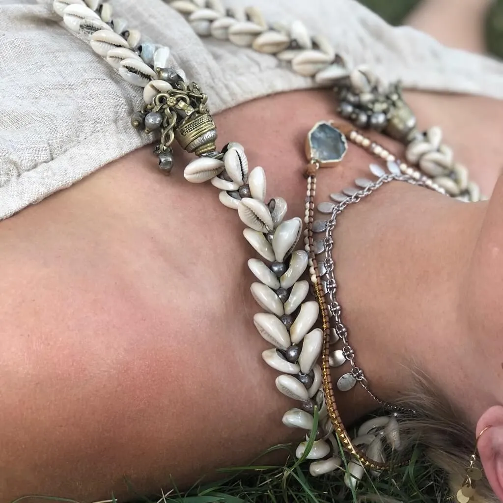 Banjara Vintage Cowrie Necklace