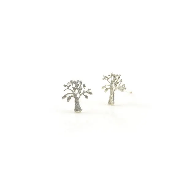 Banyan Tree Sterling Silver Studs