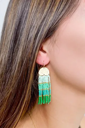 Beachy Chic Fringe Earrings