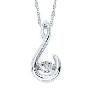 Ben Garelick Shimmering Diamond Swirl Pendant