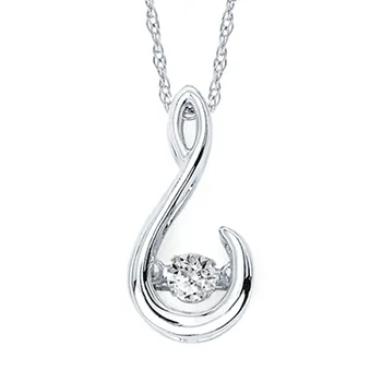 Ben Garelick Shimmering Diamond Swirl Pendant