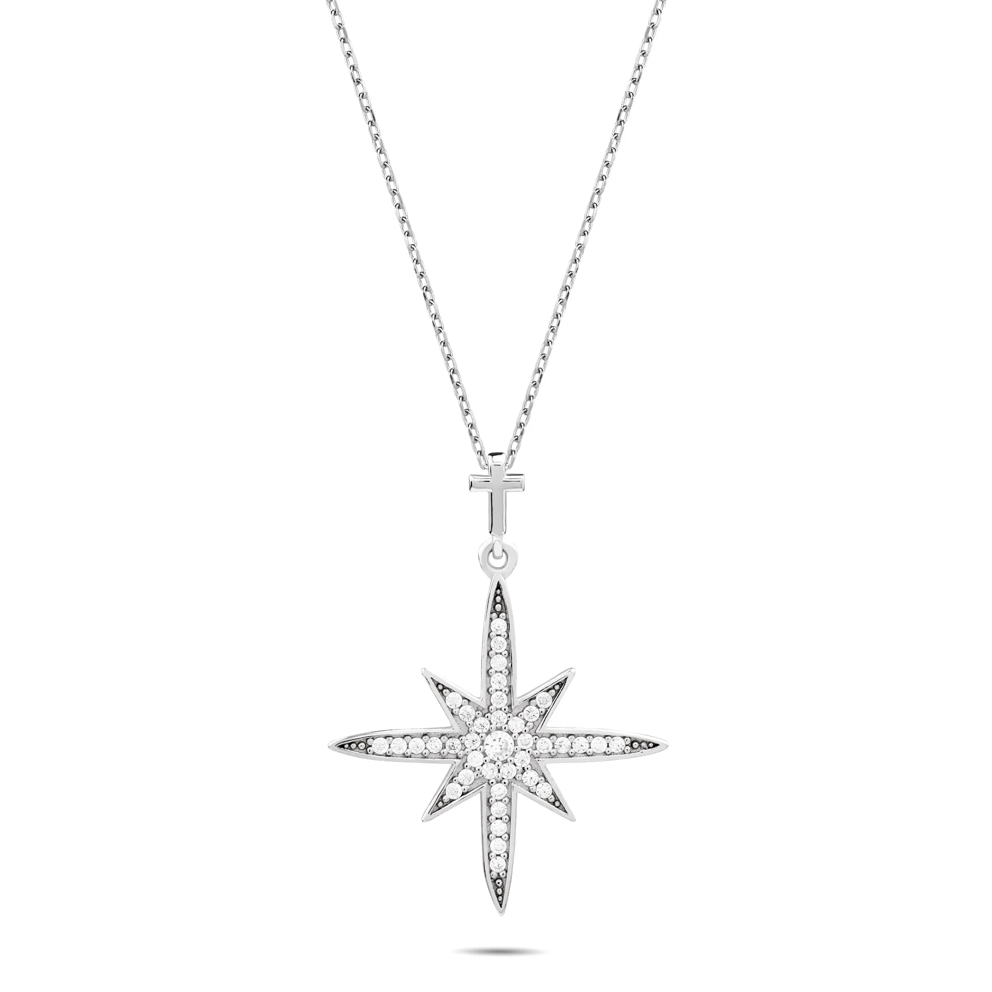 Bethlehem Star with CZ Accents