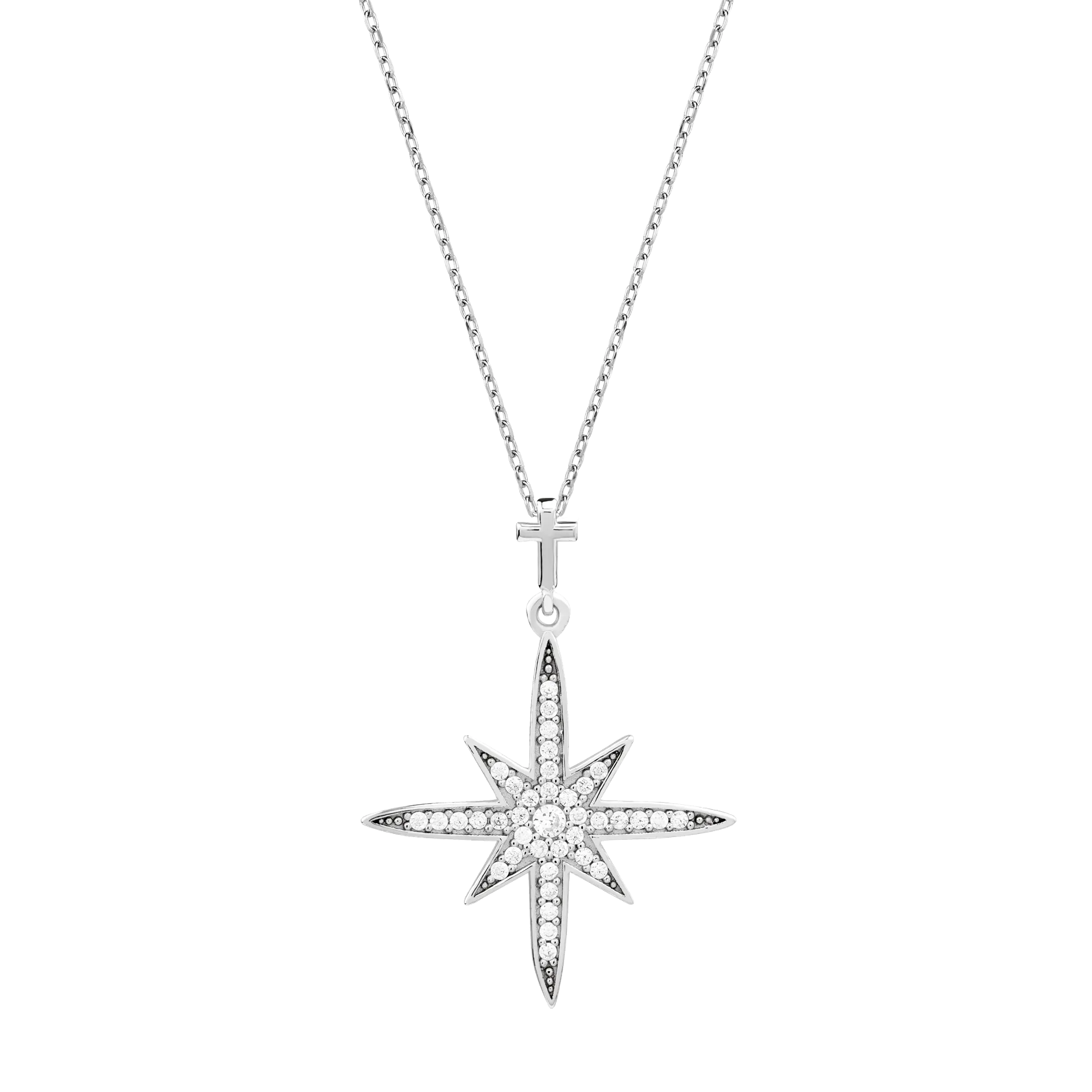 Bethlehem Star with CZ Accents
