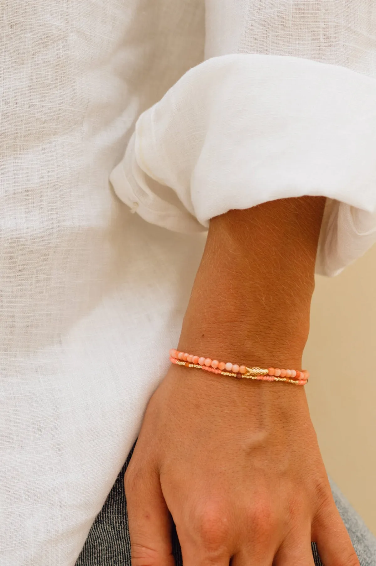Bisque Fingerling Bracelet