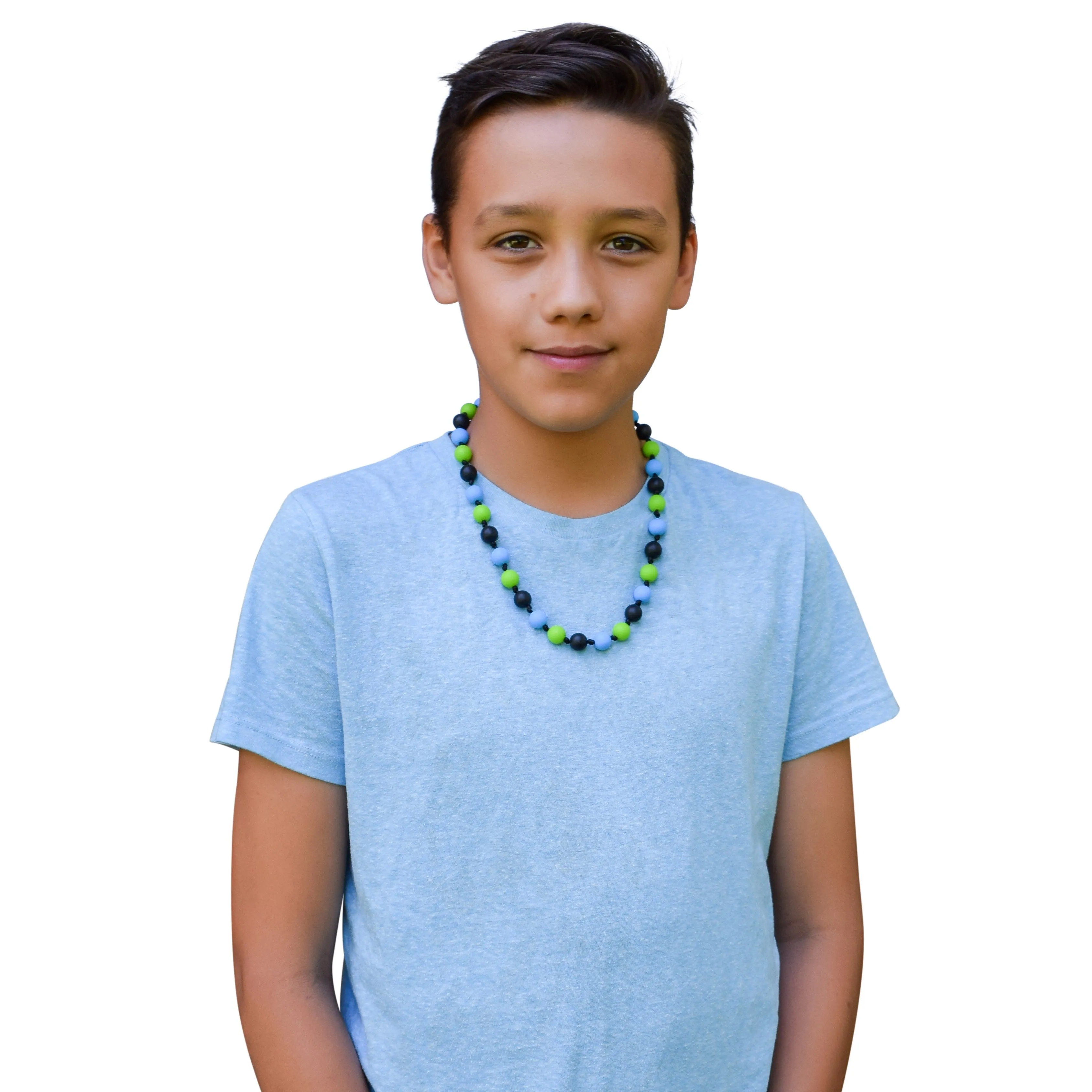 Black/Green/Blue Chew Necklace