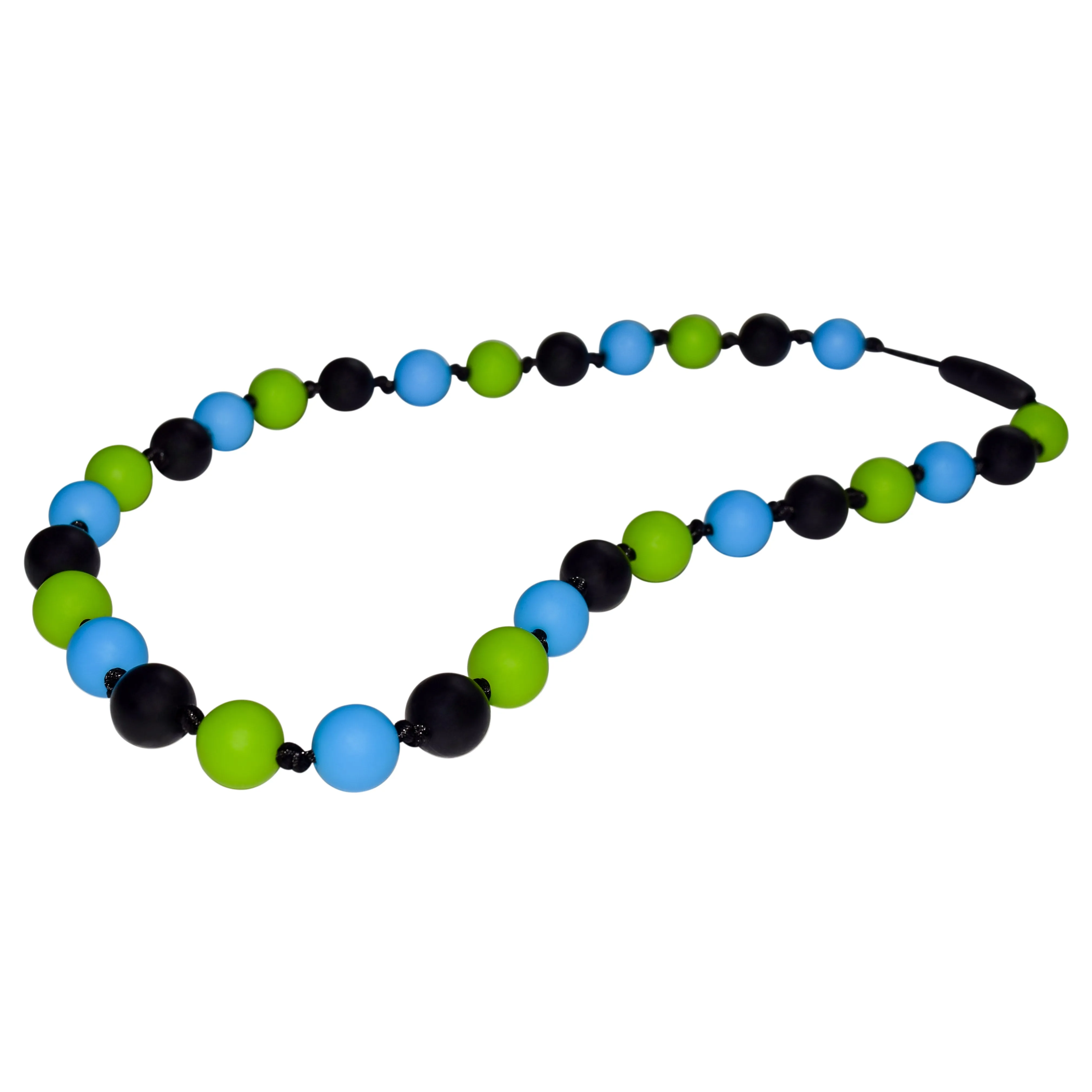 Black/Green/Blue Chew Necklace