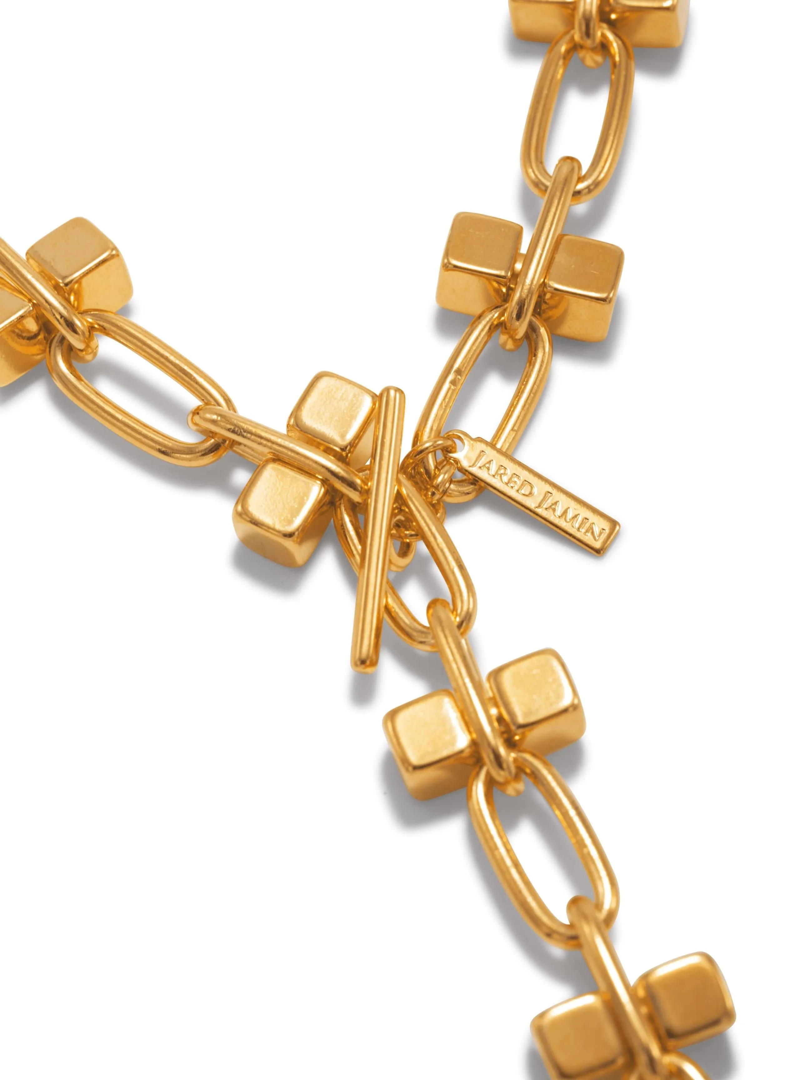 Blockbuster Gold Chain Long Necklace