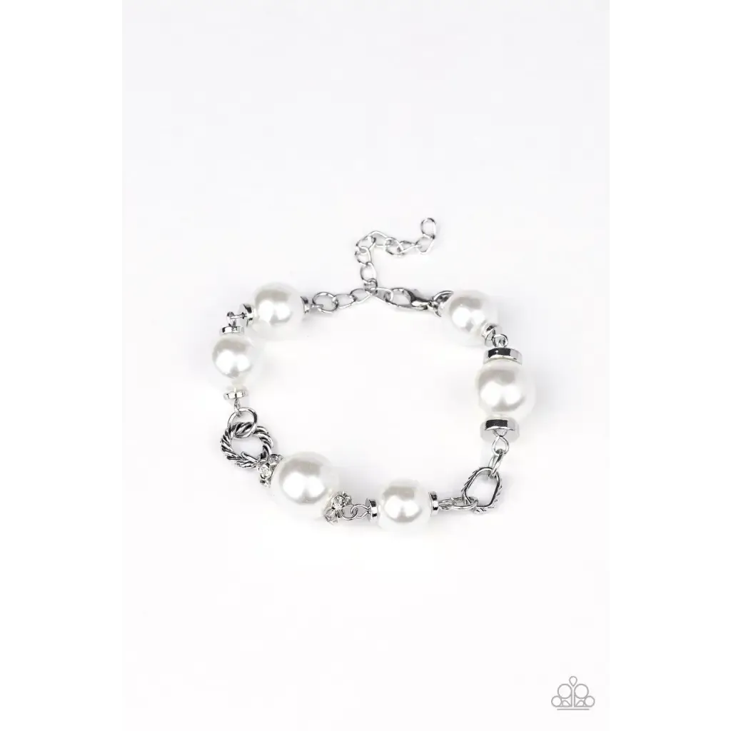 Boardroom Baller - White Bracelet
