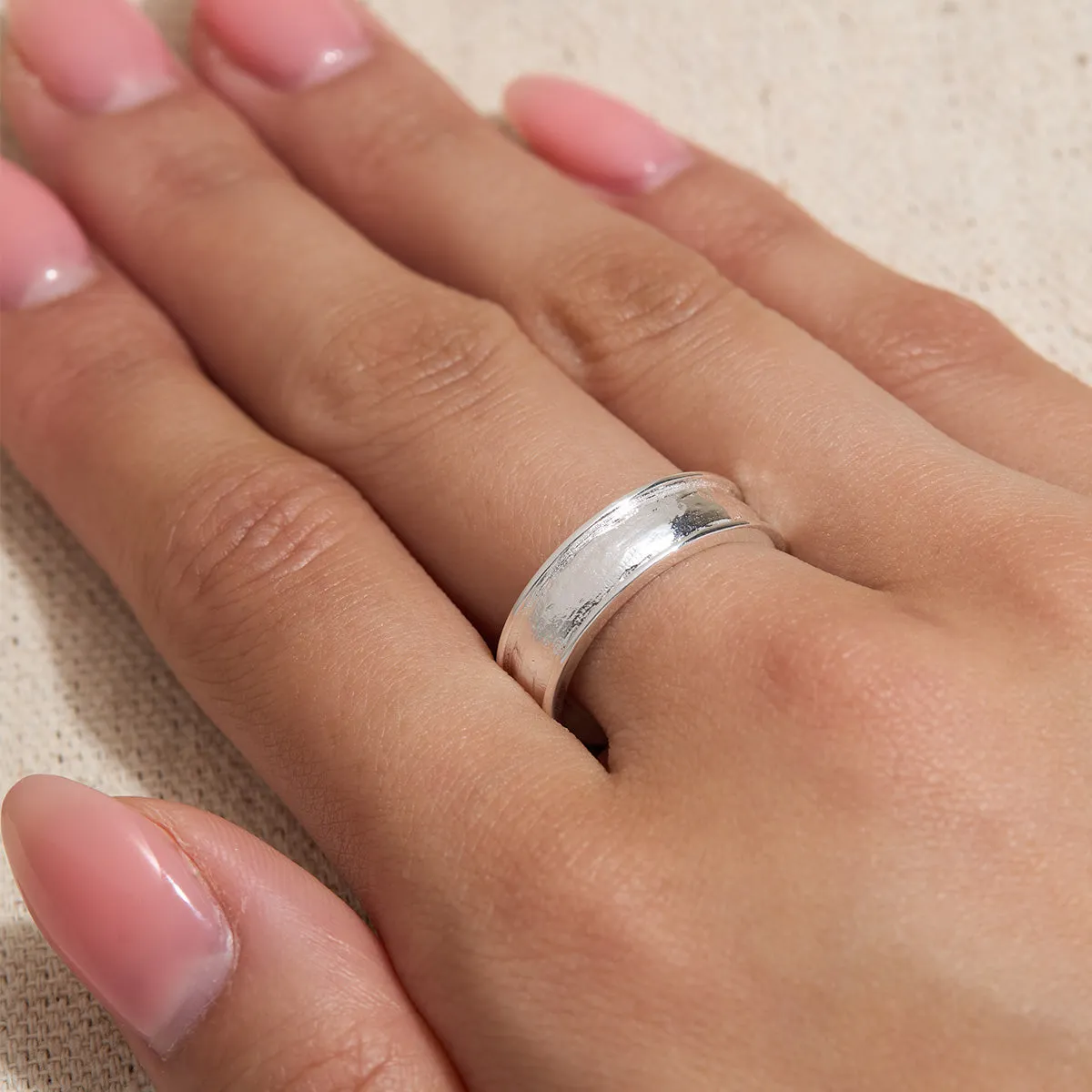 Bold Textured Ring