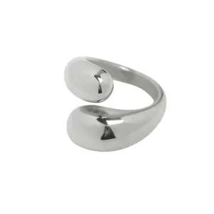 Bold Wrap Around Ring- Silver