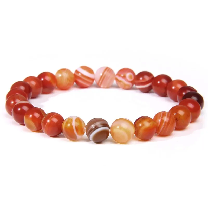 bracelets beaded natural color stones agates beads buddhism wristwear ✈️ free.shipping