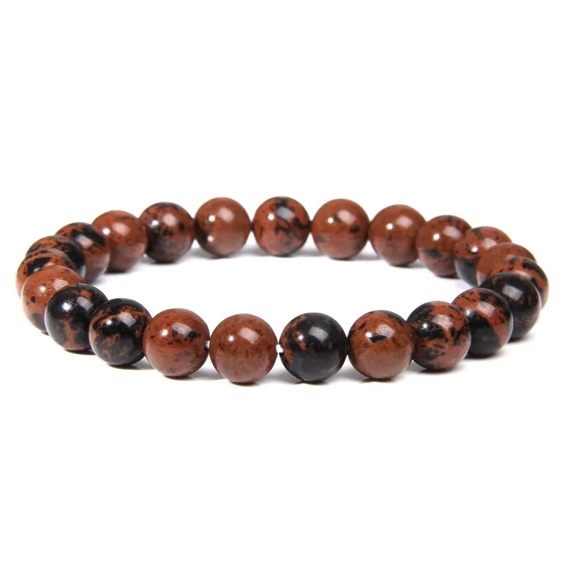 bracelets beaded natural color stones agates beads buddhism wristwear ✈️ free.shipping