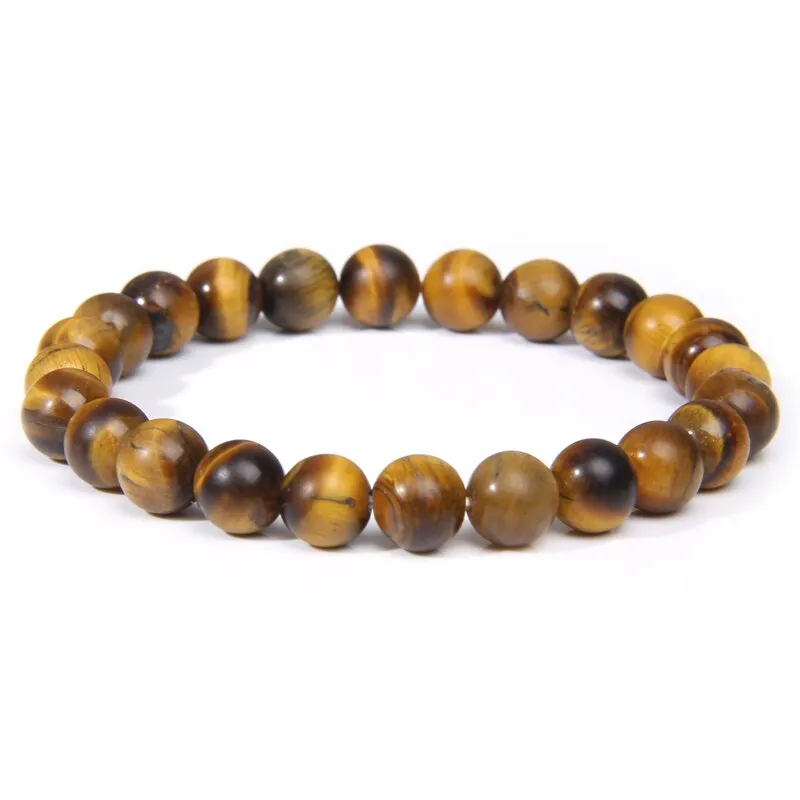 bracelets beaded natural color stones agates beads buddhism wristwear ✈️ free.shipping