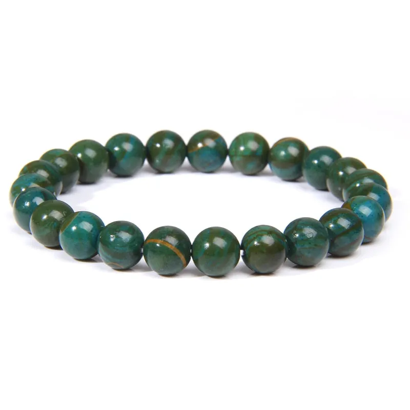 bracelets beaded natural color stones agates beads buddhism wristwear ✈️ free.shipping