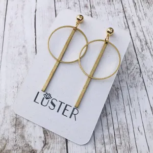 Brass Minimalist Earrings Brass Minimalist Earrings