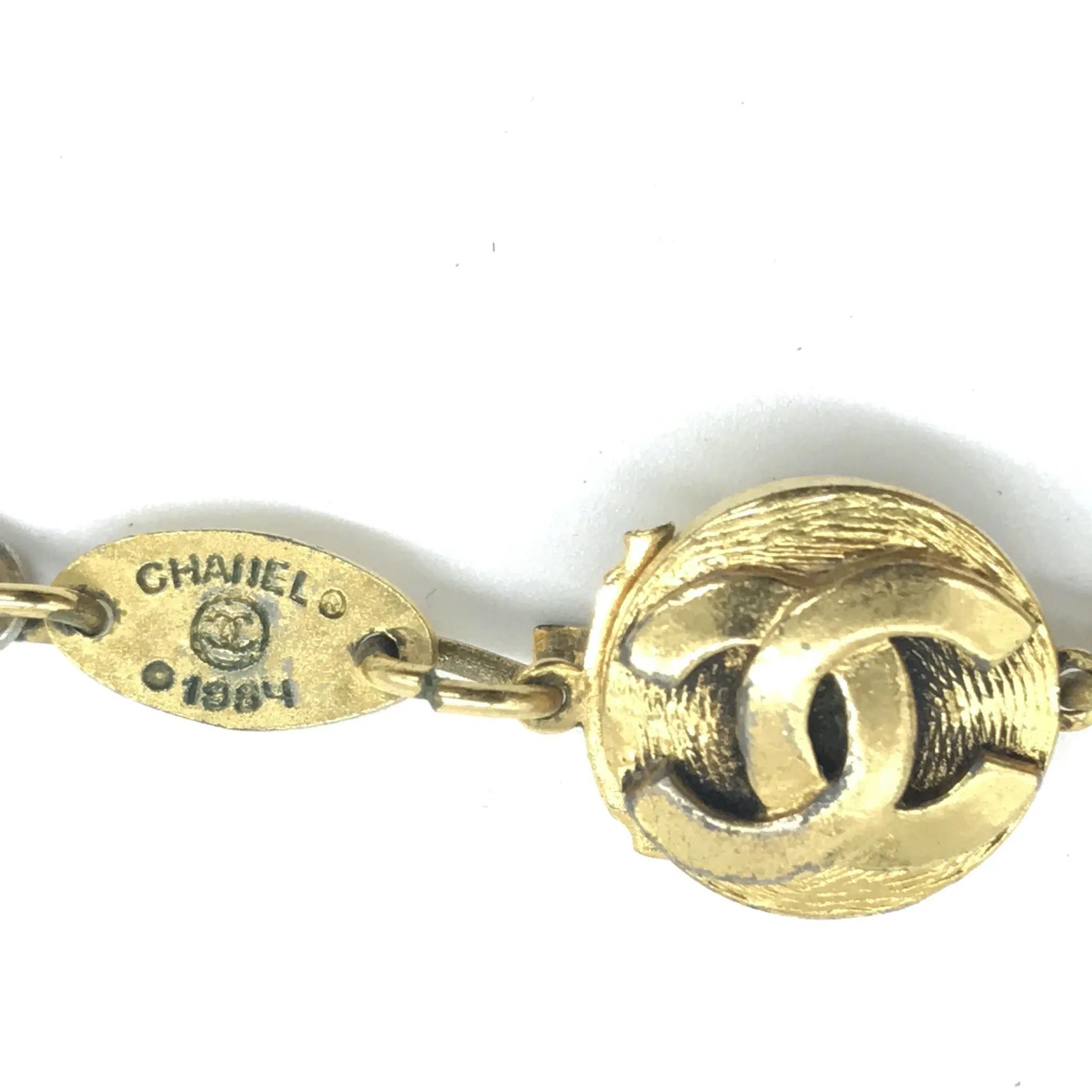 Chanel Pearl and Oval Gripoix Charm Sautoir