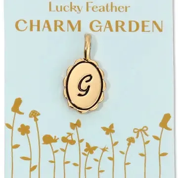 Charm Garden Scalloped Initial Charm