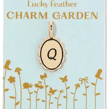 Charm Garden Scalloped Initial Charm