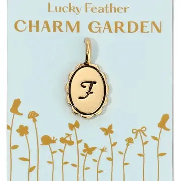 Charm Garden Scalloped Initial Charm